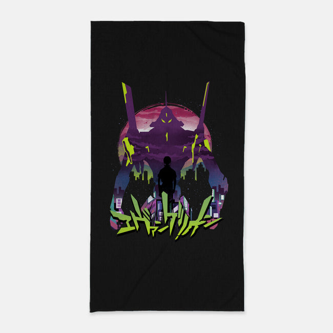 An Eva Sunset-none beach towel-dandingeroz