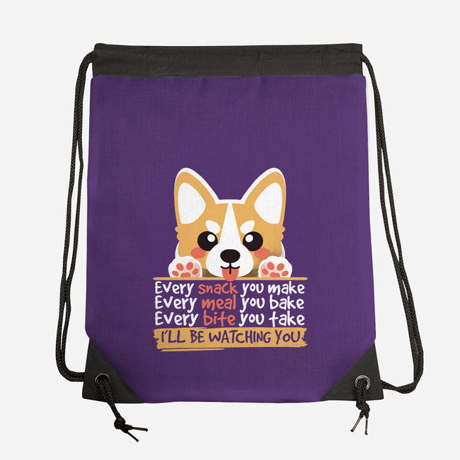 Every Snack You Make-none drawstring bag-NemiMakeit