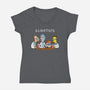 Scientists-womens v-neck tee-Barbadifuoco