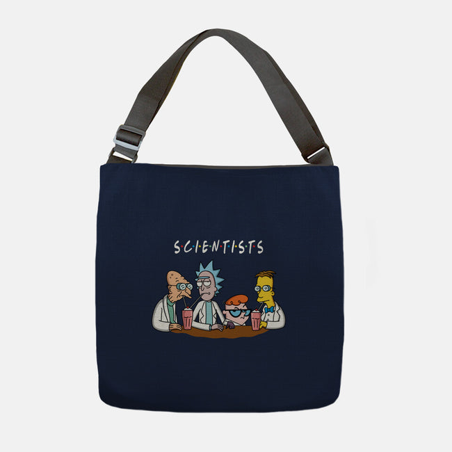 Scientists-none adjustable tote bag-Barbadifuoco