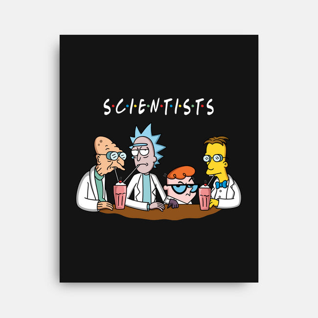 Scientists-none stretched canvas-Barbadifuoco