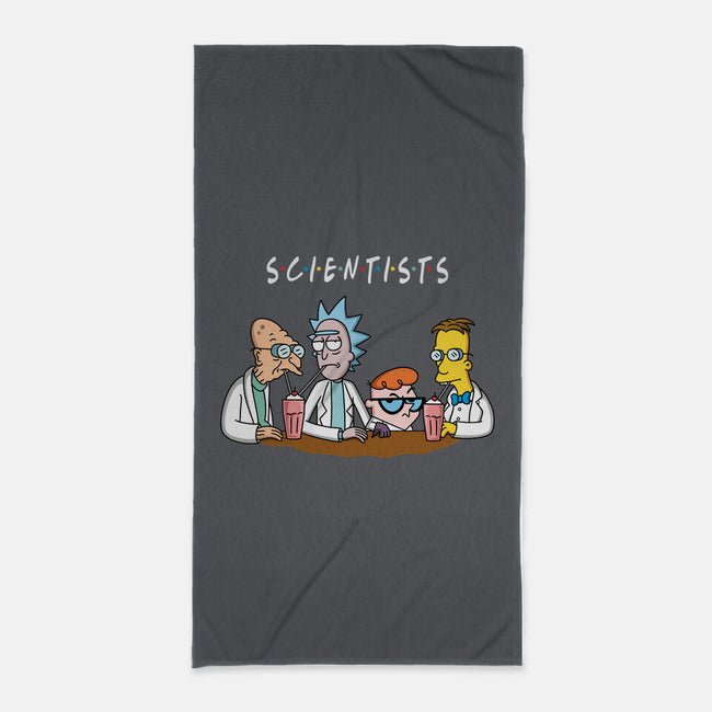 Scientists-none beach towel-Barbadifuoco