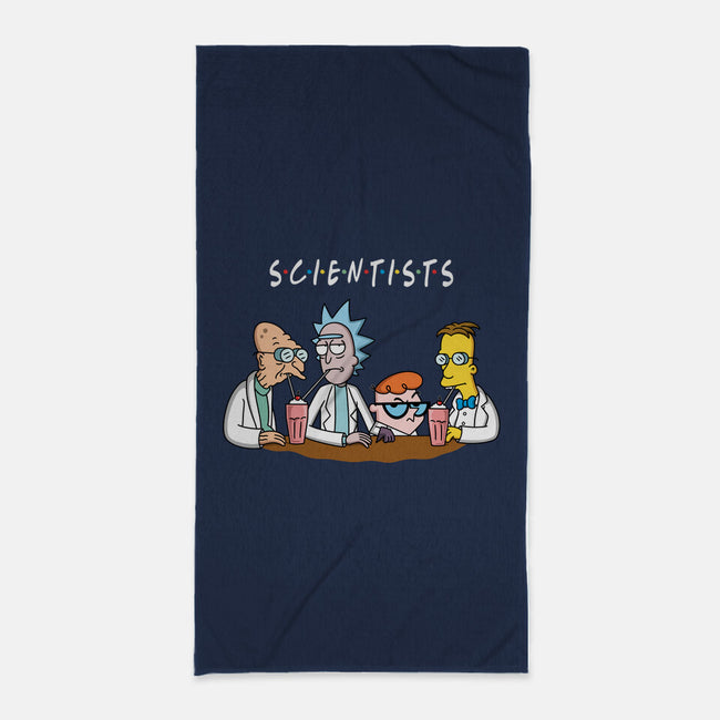 Scientists-none beach towel-Barbadifuoco