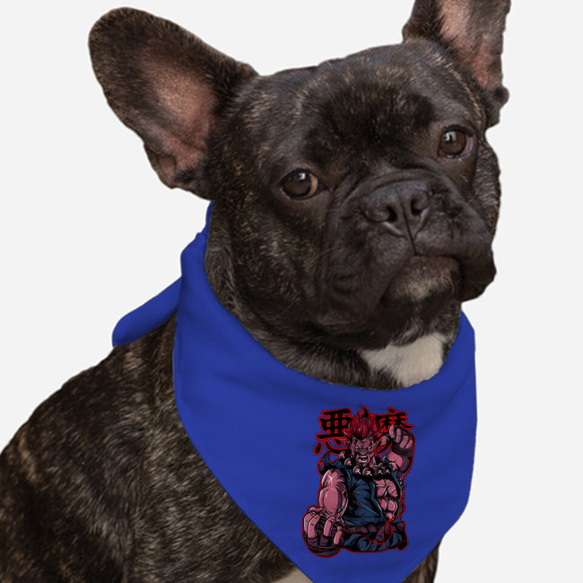 Akuma-dog bandana pet collar-Rudy