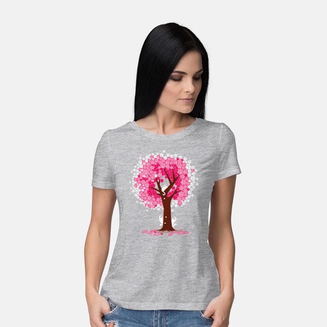 Spring Is Coming-womens basic tee-erion_designs