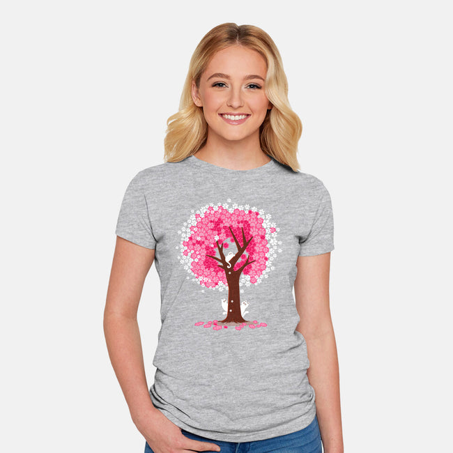 Spring Is Coming-womens fitted tee-erion_designs