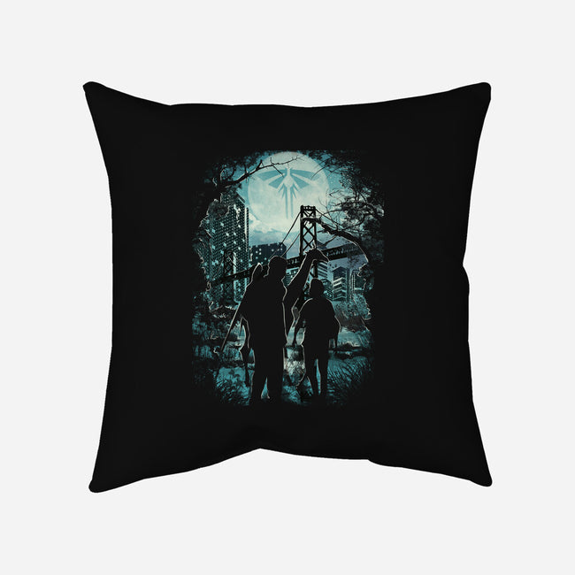 Following The Light-none removable cover throw pillow-fanfabio