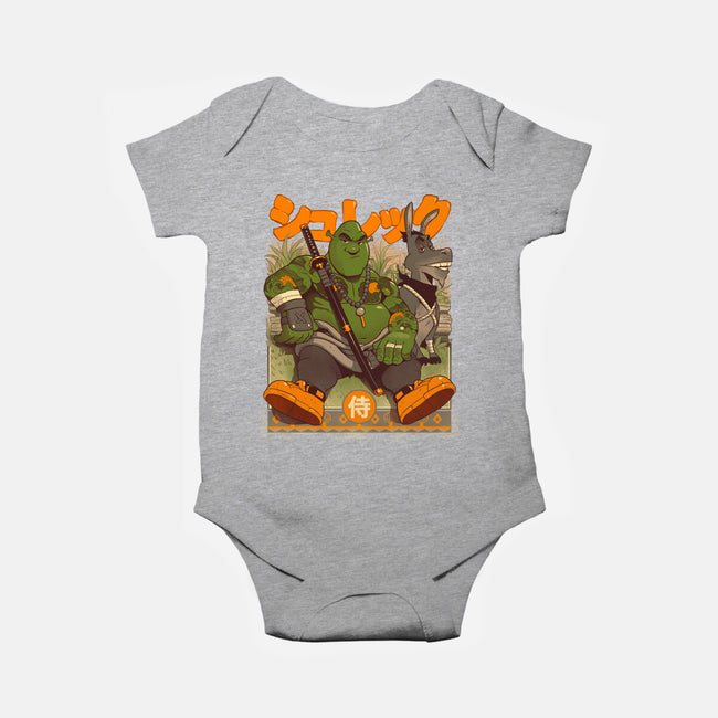 Samurai Shurekku-baby basic onesie-Bruno Mota