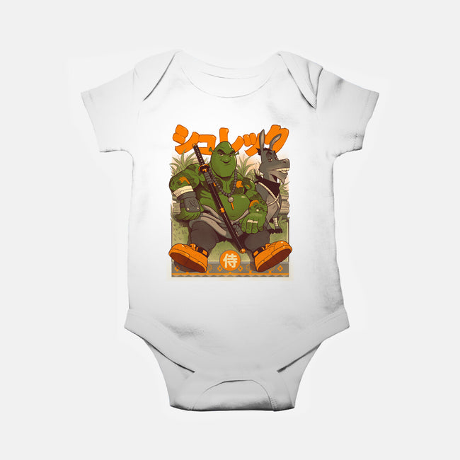 Samurai Shurekku-baby basic onesie-Bruno Mota