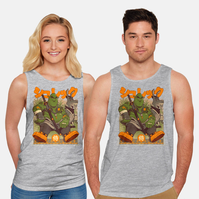 Samurai Shurekku-unisex basic tank-Bruno Mota