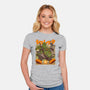 Samurai Shurekku-womens fitted tee-Bruno Mota