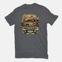 Running From Dinosaurs-womens fitted tee-momma_gorilla