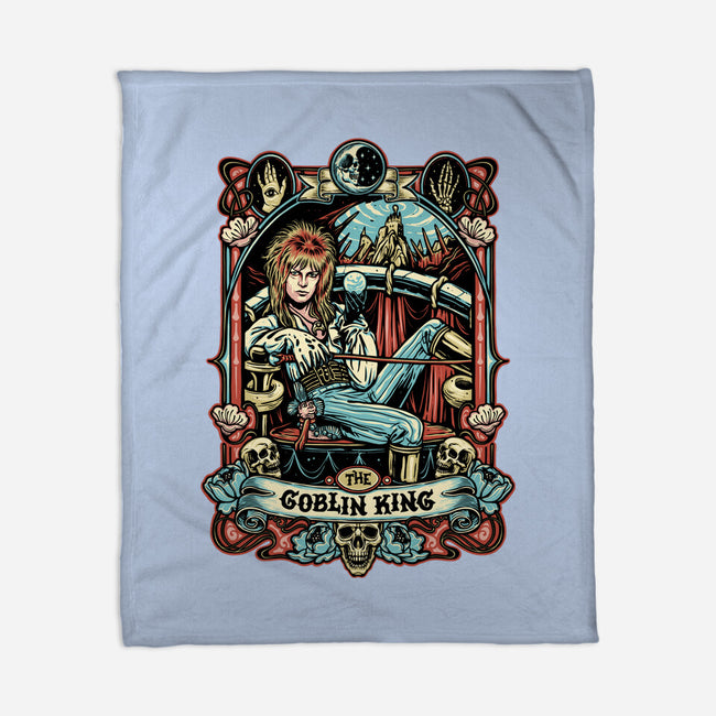 The Goblin King-none fleece blanket-momma_gorilla