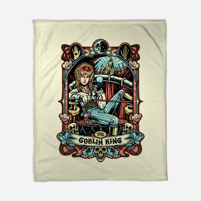 The Goblin King-none fleece blanket-momma_gorilla