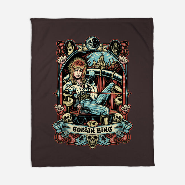 The Goblin King-none fleece blanket-momma_gorilla