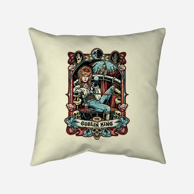 The Goblin King-none removable cover throw pillow-momma_gorilla