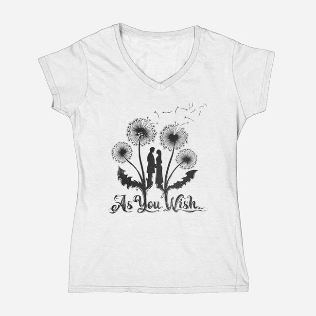 Spring Wish-womens v-neck tee-kg07