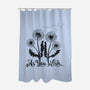 Spring Wish-none polyester shower curtain-kg07