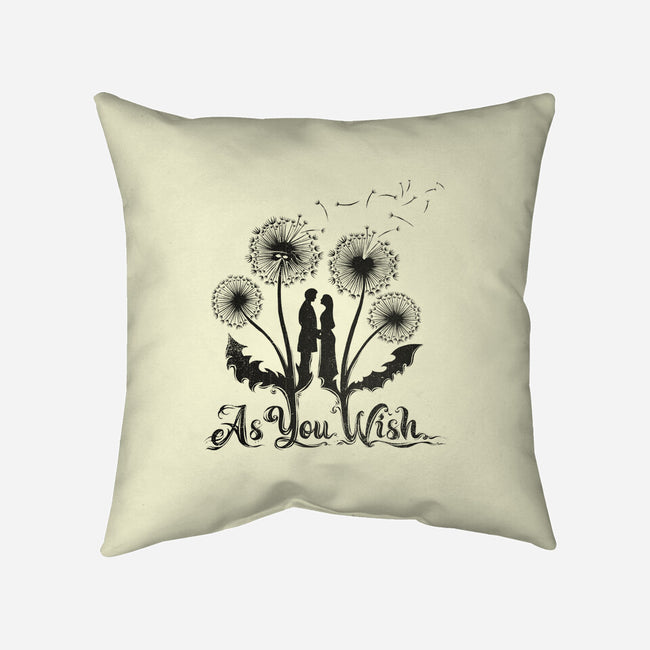 Spring Wish-none removable cover w insert throw pillow-kg07