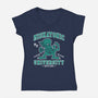 Fighting Cthulhus-womens v-neck tee-Nemons