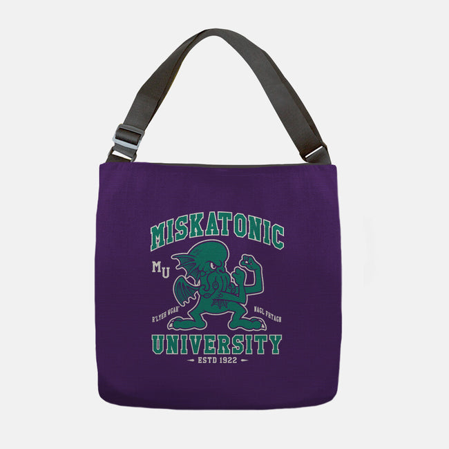 Fighting Cthulhus-none adjustable tote bag-Nemons