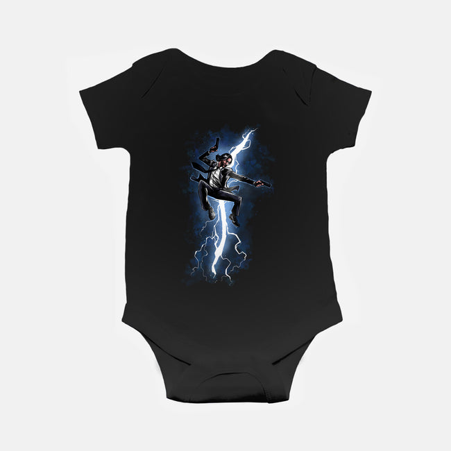 Baba Yaga Returns-baby basic onesie-zascanauta