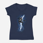 Baba Yaga Returns-womens v-neck tee-zascanauta