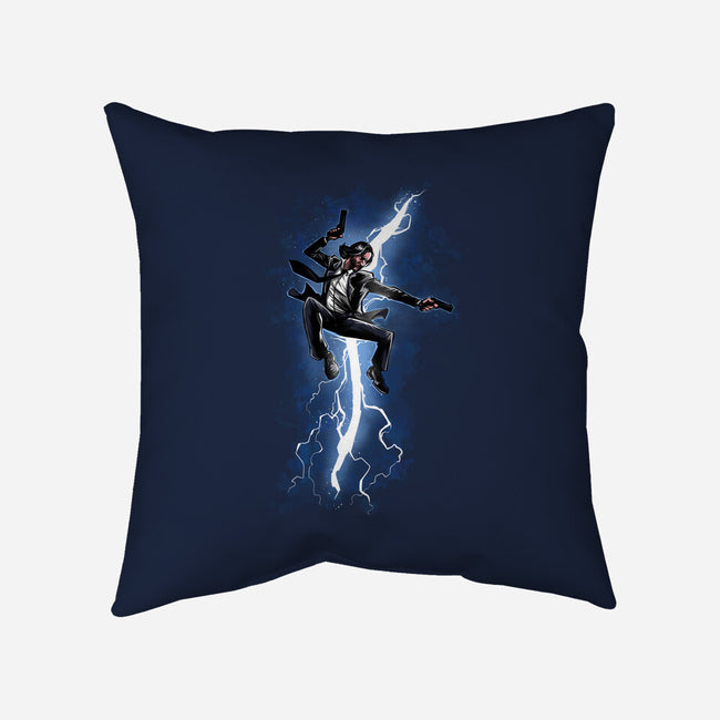 Baba Yaga Returns-none removable cover w insert throw pillow-zascanauta