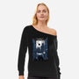 You Must Forget-womens off shoulder sweatshirt-Guilherme magno de oliveira