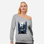 You Must Forget-womens off shoulder sweatshirt-Guilherme magno de oliveira