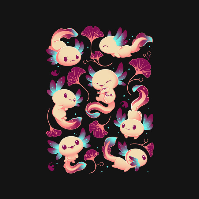 Axolotl Wonders-none removable cover w insert throw pillow-Snouleaf