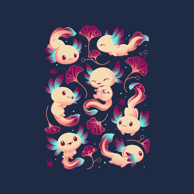Axolotl Wonders-none removable cover w insert throw pillow-Snouleaf