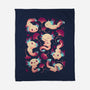 Axolotl Wonders-none fleece blanket-Snouleaf