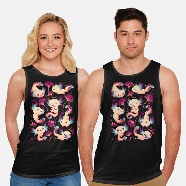 Axolotl Wonders-unisex basic tank-Snouleaf