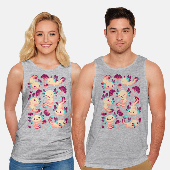 Axolotl Wonders-unisex basic tank-Snouleaf