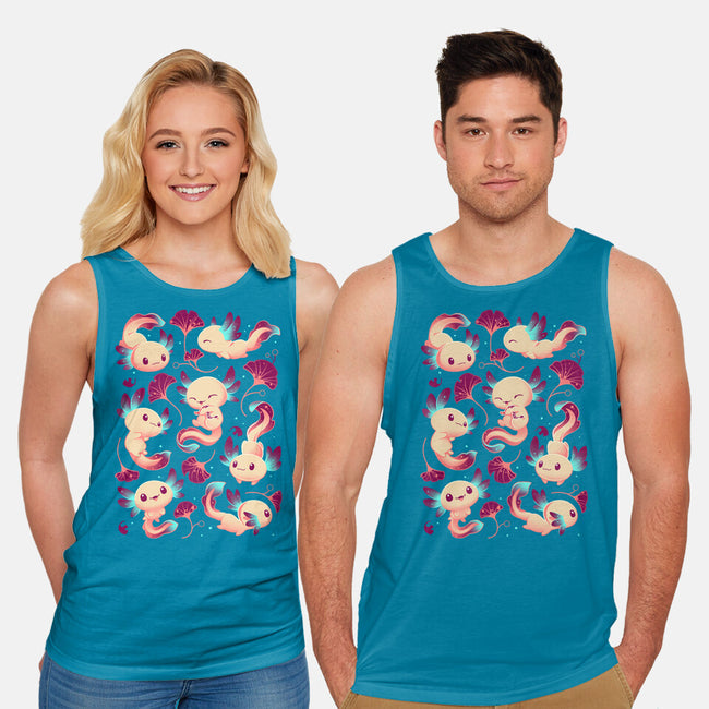 Axolotl Wonders-unisex basic tank-Snouleaf