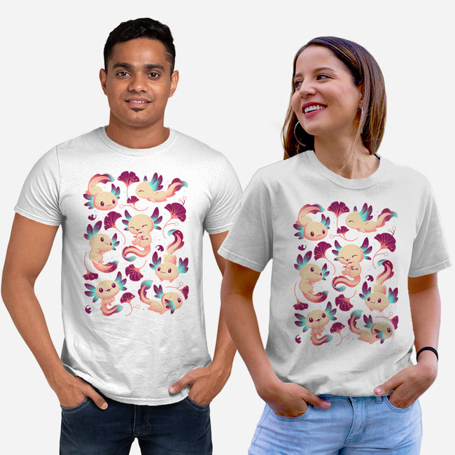 Axolotl Wonders-unisex basic tee-Snouleaf