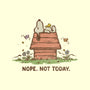 Nope Not Today-none removable cover w insert throw pillow-kg07