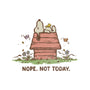Nope Not Today-none glossy sticker-kg07