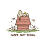 Nope Not Today-womens v-neck tee-kg07