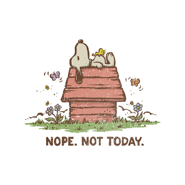 Nope Not Today-none removable cover w insert throw pillow-kg07