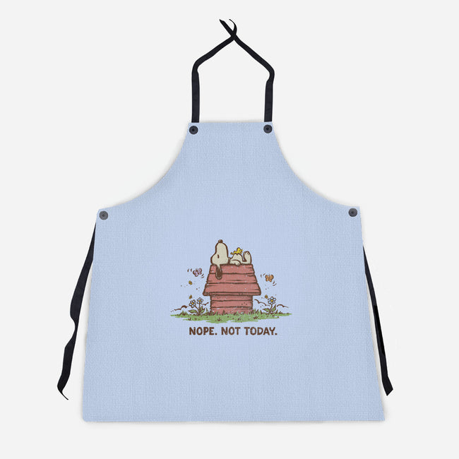 Nope Not Today-unisex kitchen apron-kg07