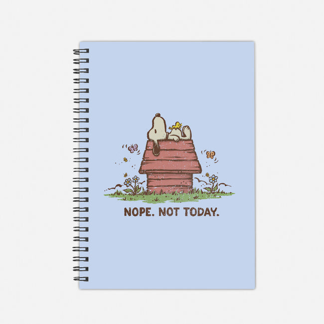 Nope Not Today-none dot grid notebook-kg07