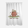 Nope Not Today-none polyester shower curtain-kg07