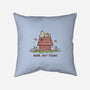 Nope Not Today-none removable cover w insert throw pillow-kg07