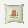 Nope Not Today-none removable cover w insert throw pillow-kg07