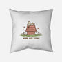 Nope Not Today-none removable cover w insert throw pillow-kg07