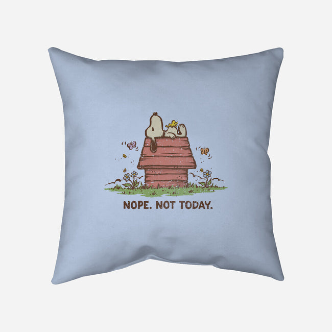 Nope Not Today-none removable cover throw pillow-kg07