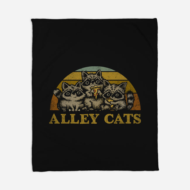 Alley Cats-none fleece blanket-kg07