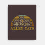 Alley Cats-none stretched canvas-kg07